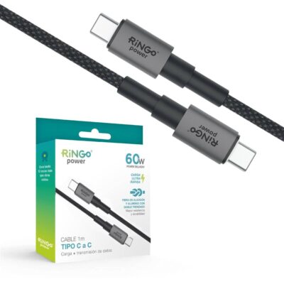 CABLE RINGO POWER 60W C a C NEGRO
