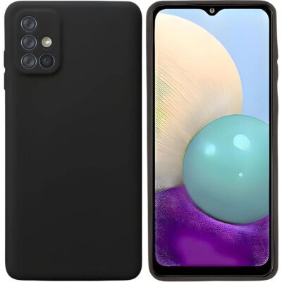 CASE SILICONA SAMSUNG A71 BLACK