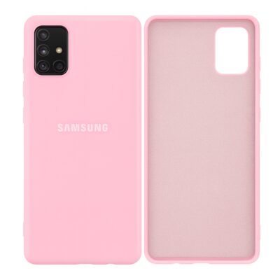 SILICONE CASE SAMSUNG A71 ROSE PINK