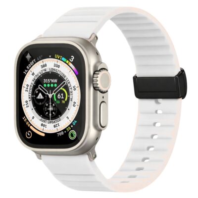 MALLA SILICONA GEAR4 APPLE WATCH 38 / 40 / 41 MM WHITE