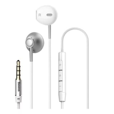 AURICULARES BASEUS ENCOK 2 3,5MM H06 WHITE