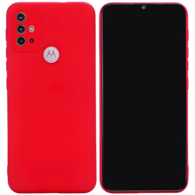 CASE SILICONA MOTOROLA G10 / MOTOROLA G20 / MOTOROLA G30 / MOTOROLA G10 POWER RED