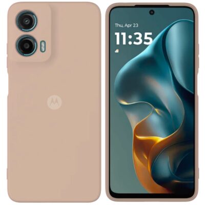 SILICONE CASE MOTOROLA G35 SAND PINK