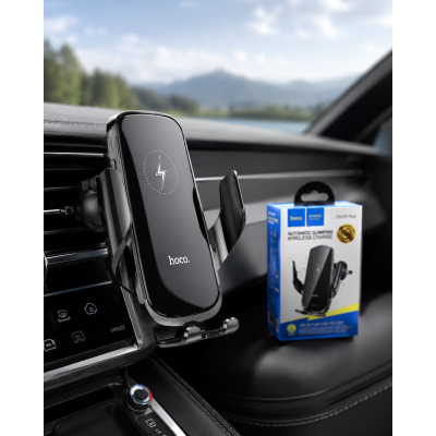SOPORTE AUTO HOCO CA202 PLUS C/ CARGA INALAMBRICA