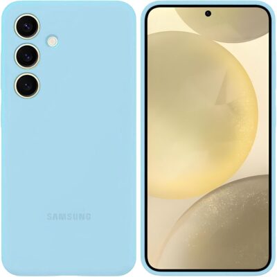 SILICONE CASE SAMSUNG S24 PLUS MIST BLUE