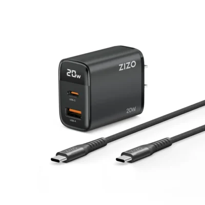 CARGADOR PARED ZIZO 20W c/cable USB-C