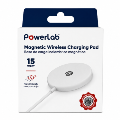 BASE INALAMBRICA POWERLAB MAGSAFE 15W