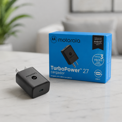 CARGADOR PARED MOTOROLA 27W TIPO C ORIGINAL